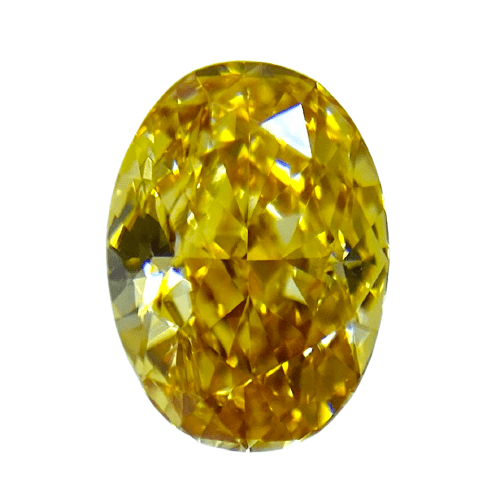 0.410 ct <br> Fancy Vivid   Yellow Orange <br> VS1