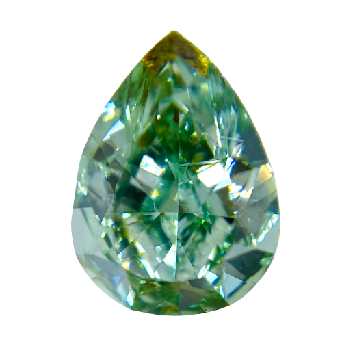 1.013 ct <br> Fancy Vivid Yellowish   Green  <br> SI1