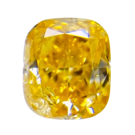 0.319 ct <br> Fancy Vivid   Yellow Orange <br> SI2