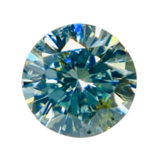 0.102 ct <br> Fancy   Blue Green <br> SI2