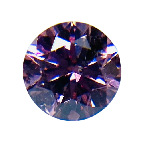 0.130 ct <br> Fancy Vivid Purplish   Pink   <br> I1