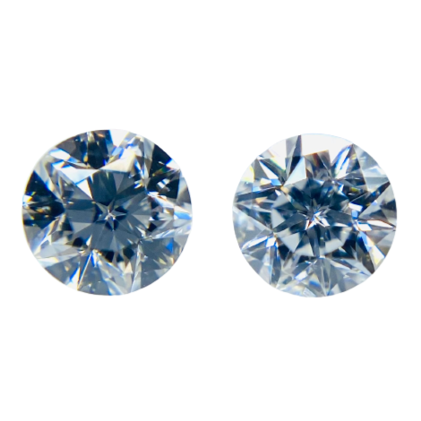 0.366 ct <br> Round Shape Pair