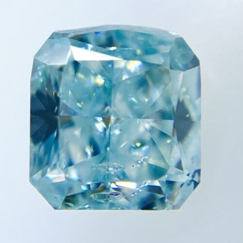 1.226 ct <br> Fancy Intense Greenish   Blue  <br> SI2