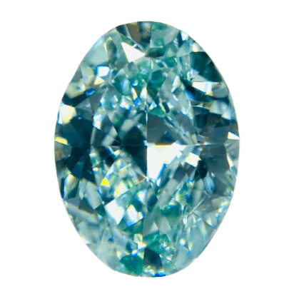 0.490 ct <br> Fancy Intense Greenish   Blue  <br> VVS1