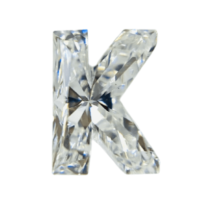 0.391 ct <br> Letter K Shape
