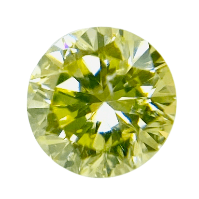 0.090 ct <br> Fancy Light   Green Yellow <br> SI2