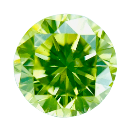 0.209 ct <br> Fancy Intense   Yellow Green <br> SI2