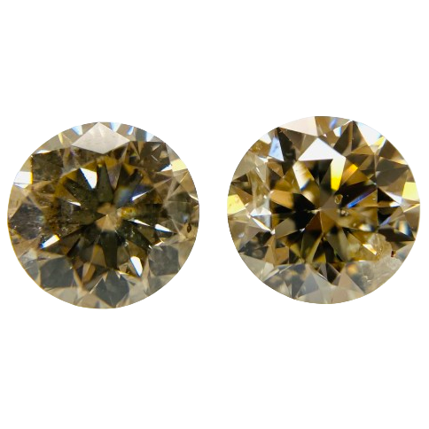 2.223 ct <br> Brown Color <br> Round Shape
