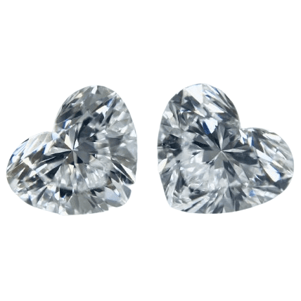 0.640 ct <br> Heart Shape Pair