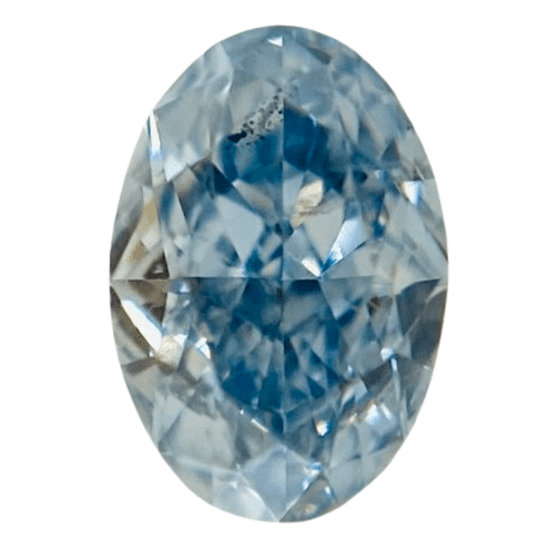 0.163 ct <br> Fancy Vivid   Blue  <br> SI2
