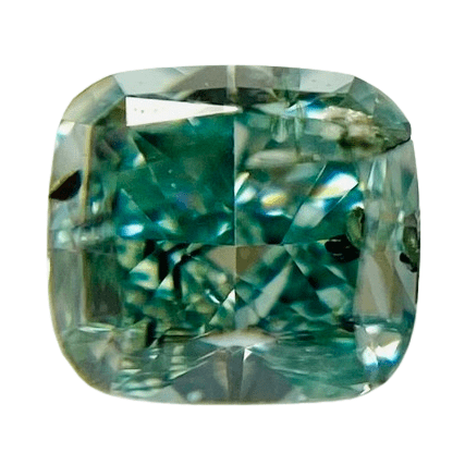 0.124 ct <br> Fancy Vivid   Green  <br> SI2