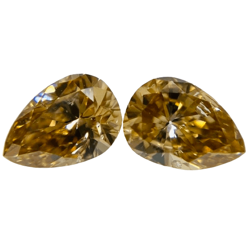 0.614 ct <br> Brown Color <br> Pear Shape