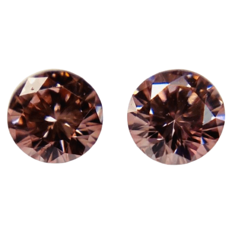 0.118 ct <br> Pink  Color <br> Round Shape