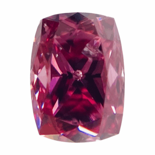 0.410 ct <br> Fancy Vivid Purplish   Pink   <br> I1