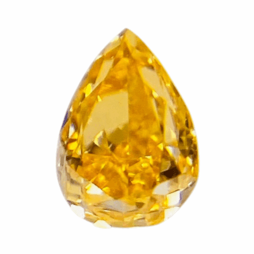 0.095 ct <br> Fancy Vivid Yellowish   Orange  <br> SI2