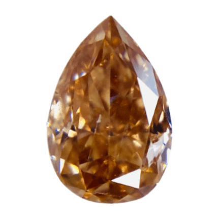 0.368 ct <br> Fancy Deep Brownish Orangy Pink <br> I1