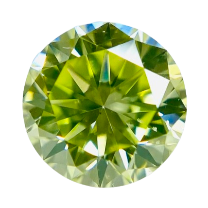 0.439 ct <br> Fancy   Yellow Green <br> SI1