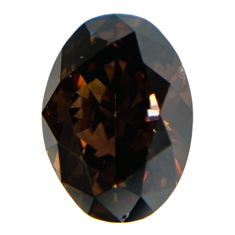1.083 ct <br> Fancy Dark   Brown  <br> SI1