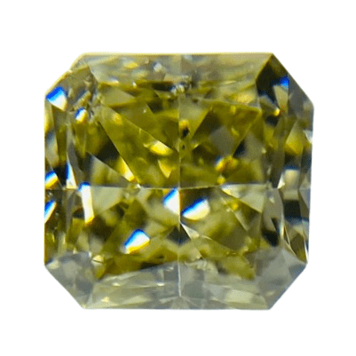 0.607 ct <br> Fancy Grayish  Greenish  Yellow  <br> SI2