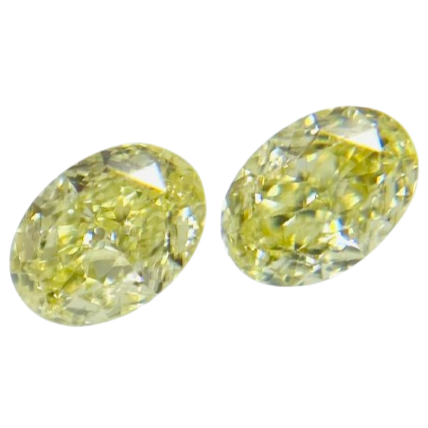 0.289 ct <br> Yellow Color <br> Oval Shape