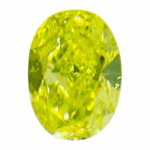 0.304 ct <br> Fancy Vivid   Yellow Green <br> SI1