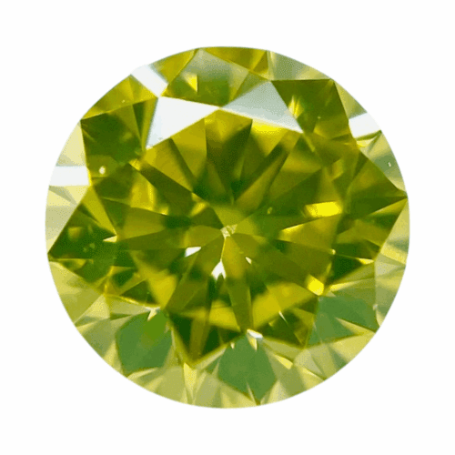 0.220 ct <br> Fancy Intense   Green Yellow <br> VS1