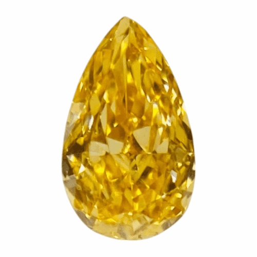 0.091 ct <br> Fancy Vivid   Yellow Orange <br> SI1
