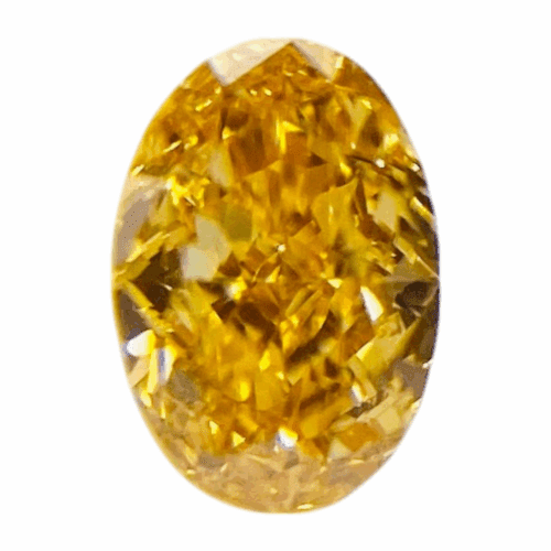 0.083 ct <br> Fancy Vivid   Yellow Orange <br> VS1