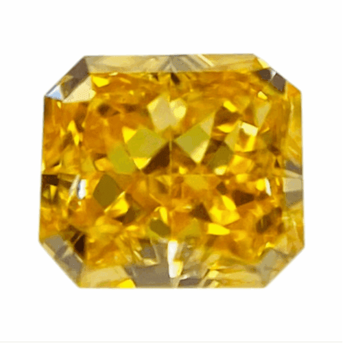 0.084 ct <br> Fancy Vivid   Yellow Orange <br> SI1