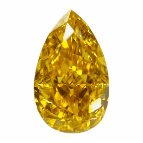 0.116 ct <br> Fancy Vivid   Yellow Orange <br> VS2