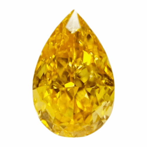 0.122 ct <br> Fancy Vivid   Yellow Orange <br> SI2