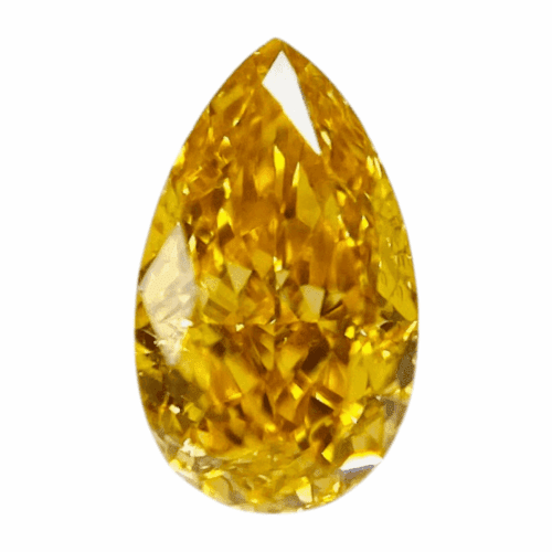 0.148 ct <br> Fancy Vivid   Yellow Orange <br> SI2