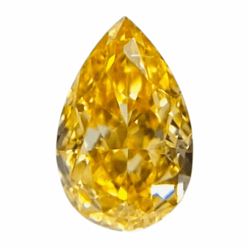 0.104 ct <br> Fancy Vivid   Yellow Orange <br> VS1