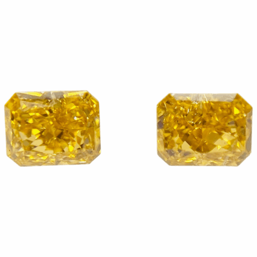 0.274 ct <br> Yellow Color <br> Radiant Shape