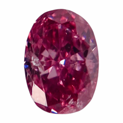 0.126 ct <br> Fancy Vivid Purplish   Pink   <br> SI2