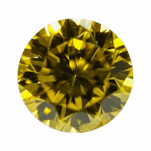 0.086 ct <br> Fancy Vivid   Yellow  <br> SI2