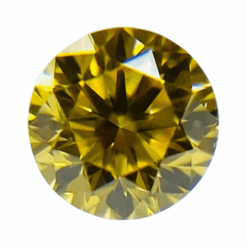 0.124 ct <br> Fancy Vivid   Yellow  <br> VS1