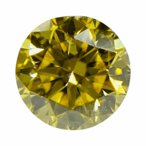 0.142 ct <br> Fancy Vivid Yellow <br> SI2