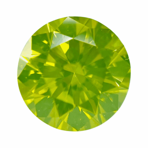 0.849 ct <br> Fancy Vivid   Yellow Green <br> VS2