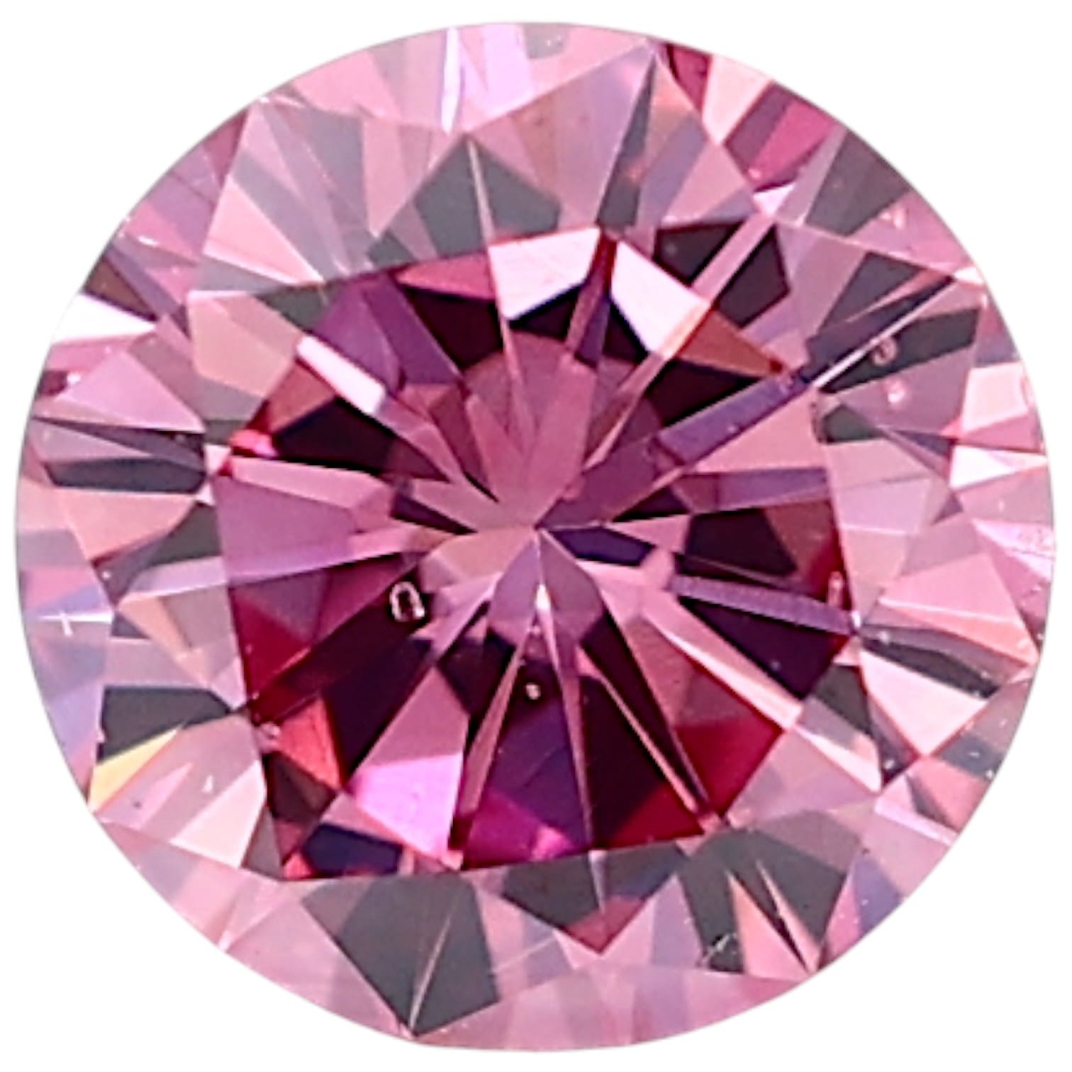 0.340 ct Fancy Vivid Purplish Pink VS2 - R T Diamonds
